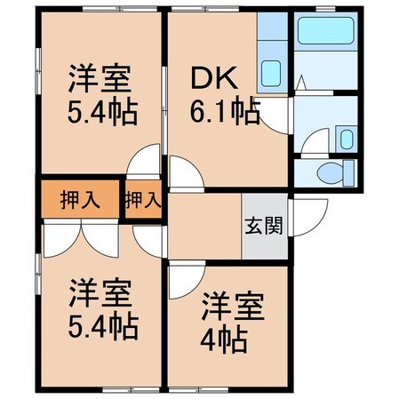 海南駅 バス5分  黒江下車：停歩1分 1階の物件間取画像